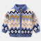 Chaqueta Acolchada de Terciopelo Baby Plus con Cierre