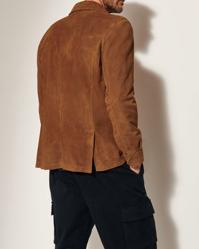 Chaqueta Noah de Gamuza para Hombre - Abrigo Elegante y Versátil - Image 19