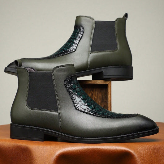 Botas Martin Ejecutivas de Caña Media - Punta Afilada y Versátil para Hombre - Image 4