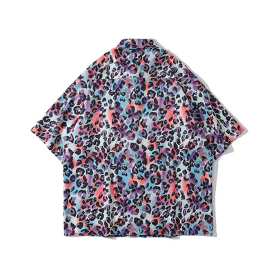 Camisa Floral Manga Corta Hombre Oversize Hip Hop Street - Image 11