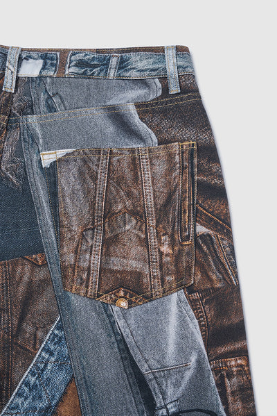 Jeans Vintage con Estampado Digital y Parches Estilo Urbano Americano - Image 14