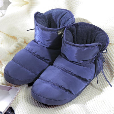 Bolsa Térmica para Mujer Otoño-Invierno con Pantuflas de Algodón Acolchado Antideslizantes - Image 2