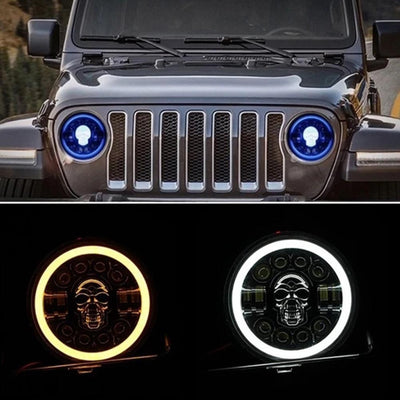 Faro LED Calavera 7 Pulgadas para Modificaciones Off-Road - Image 9