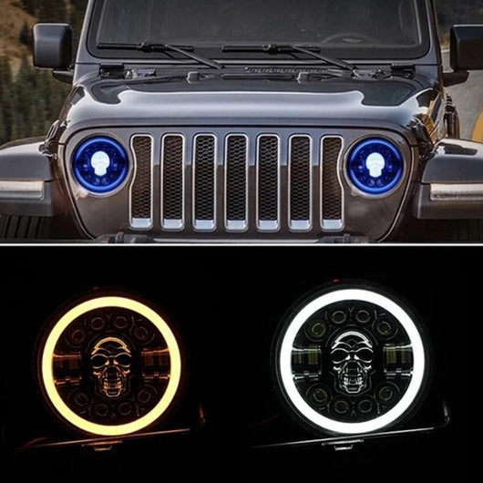 Faro LED Calavera 7 Pulgadas para Modificaciones Off-Road - Image 9