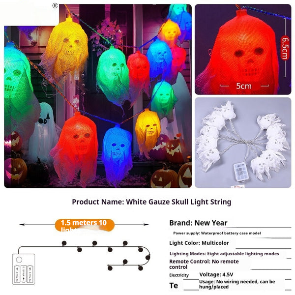 Luces de Colores para Decoración de Halloween - Iluminación Terrorífica Interior - Image 6