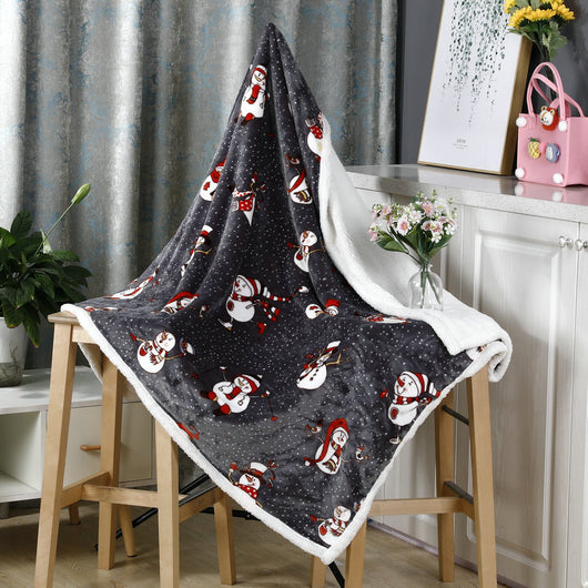 Manta Térmica Navideña Doble Capa con Estampado Infantil - Image 4