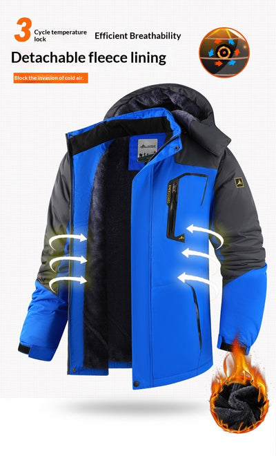 Chaqueta de Montaña Térmica Impermeable con Forro Polar - Image 19