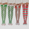 Calcetines Navideños con Muñeca de Peluche y Moño
