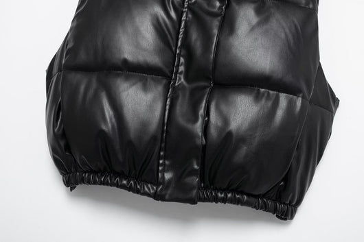 Chaleco Acolchado de Algodón para Mujer - Estilo Moderno y Cálido - Image 6