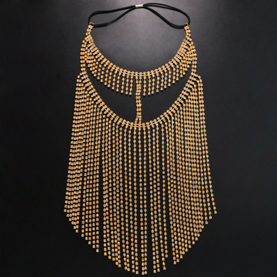 Cadena para Cabello Estilo Étnico con Diamantes Su Shui y Máscara - Image 30