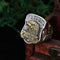 Anillo Águila Retro Punk con Alfabeto Ancho