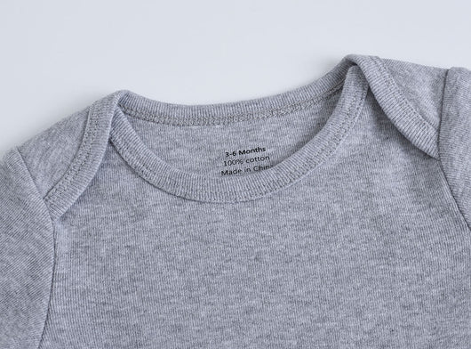 Mameluco Largo de Algodón para Bebé - Diseño Liso Otoño - Image 11