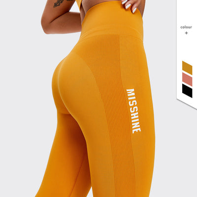 Pantalones Deportivos Ajustados de Cintura Alta con Elástico Transpirable - Image 6