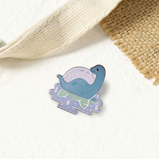 Broche Dinosaurio Nadador Kawaii - Image 5