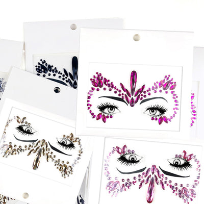Pegatinas Faciales de Diamante Acrílico Estilo Europeo y Americano - Image 3