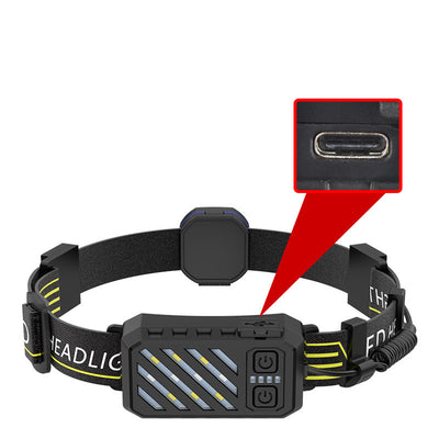Linterna Frontal LED COB Recargable por USB - Image 3