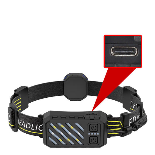 Linterna Frontal LED COB Recargable por USB - Image 3