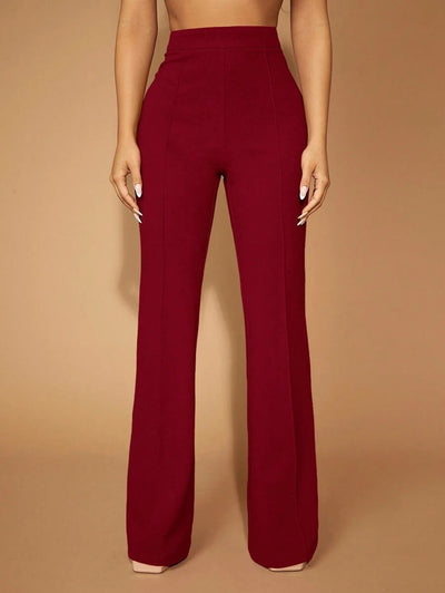 Pantalones de Cintura Alta para Mujer - Elegancia Profesional y Comodidad Diaria - Image 20