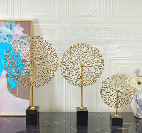 Árbol de Coral Decorativo Metálico Lujo - Escultura para Entrada y Sala de Estar - Image 4