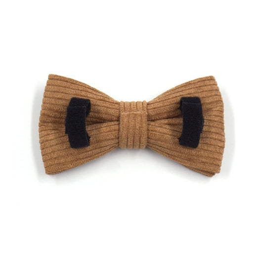 Brown corduroy pet harness with gold-colored metal quick-release buckle and D-rings, shown on a white background. - Image 28