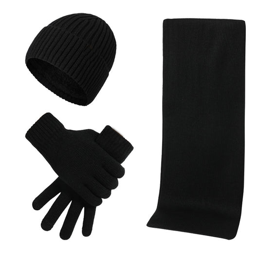 Conjunto Invernal de 3 Piezas: Gorro, Bufanda y Guantes de Lana Gruesa Multicolor - Image 11