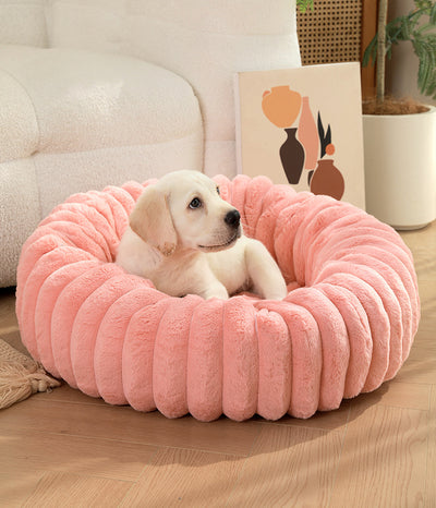 Cama Térmica Redonda de Felpa para Gatos y Perros - Nido Acogedor Invierno - Image 38