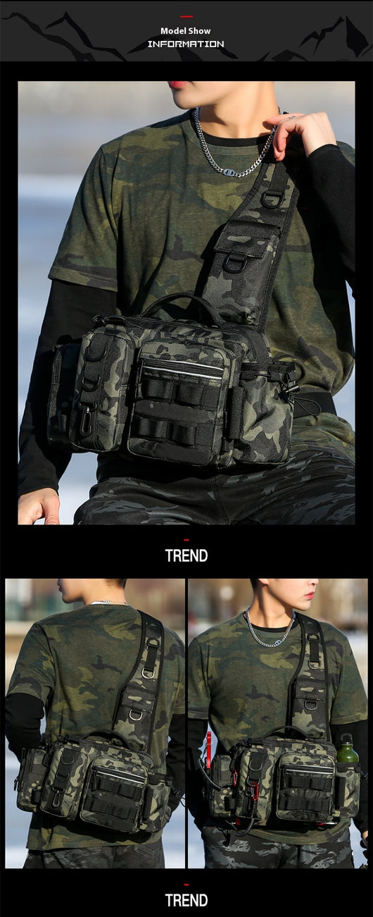 Bolsa de Pesca Multifuncional Impermeable para Aventuras al Aire Libre - Image 21