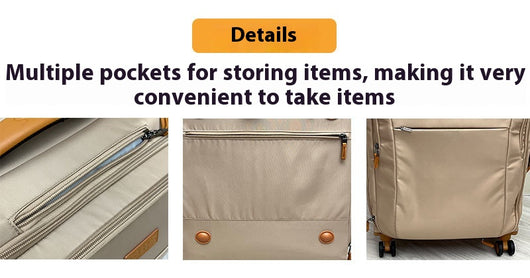 Maleta Trolley con Ruedas Giratorias en Tela Oxford Ultraligera - Image 24