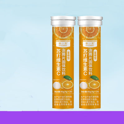 Tabletas Efervescentes de Vitamina C con Sabor a Naranja - Image 6