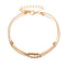 European And American Foot Decoration Creative Double Round Beads Dorado