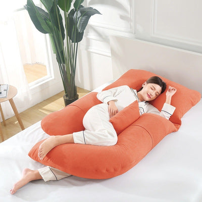 Almohada Maternidad Protección Cintura Tipo U para Dormir de Lado - Image 10