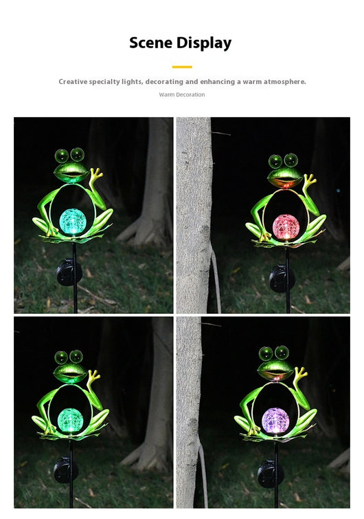 Lámpara Solar Decorativa Rana para Jardín - Image 15
