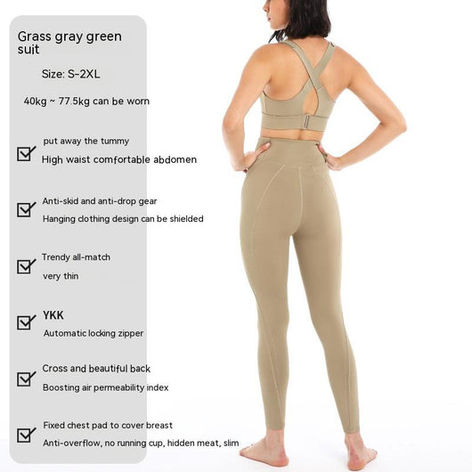 Conjunto Deportivo Ajustado Premium para Mujer - Ropa de Yoga Profesional - Image 6