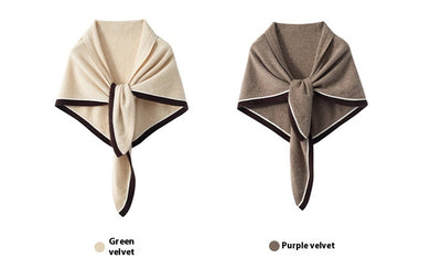Chal Triangular Tejido para Mujer - Image 7