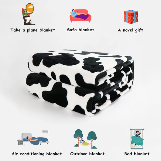 Manta Franela Digital Estampado de Vacas - Image 21