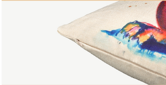 Funda de Almohada Decorativa Serie Tropical en Lino - Image 32