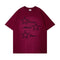 Camiseta Bordada de Manga Corta para Hombre