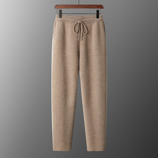 Pantalones de Punto Cashmere Grueso para Hombre - Cómodos y Versátiles - Image 3