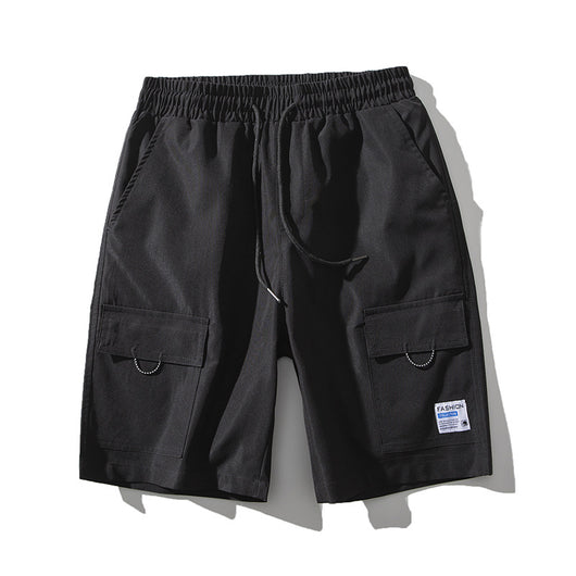 Pantalones Cortos Cargo Hombre Five-Point Tendencia Casual Urbana - Image 9