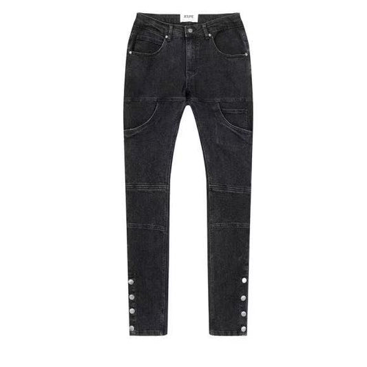 Pantalones Vaqueros Hip Hop Desgastados con Zipper