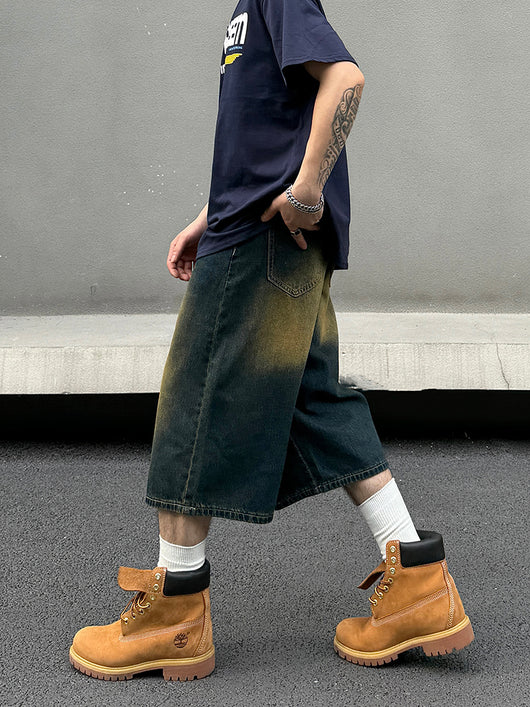 Jeans Cropped Desgastados Premium para Hombre - Image 4