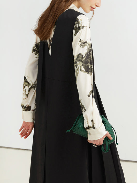 Chaqueta Retro Oversized con Estampado de Caracteres Coreanos - Image 2