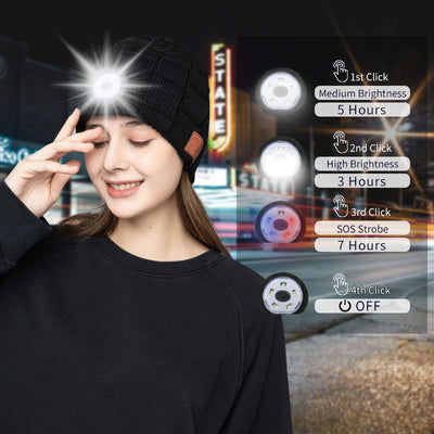 Gorro Bluetooth con Luces LED y Control de Música - Image 14
