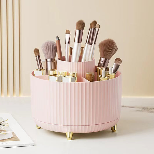 Organizador Giratorio de Brochas de Maquillaje con Almacenamiento Cosmético - Image 8