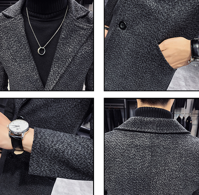 Chaqueta Cortavientos Slim Fit con Personalidad para Hombre - Image 11