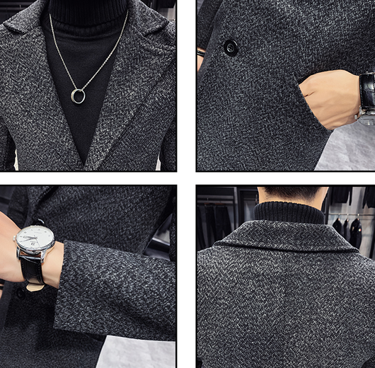 Chaqueta Cortavientos Slim Fit con Personalidad para Hombre - Image 11
