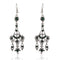 Aretes Vintage de Cobre y Vidrio Estilo Francés para Mujer