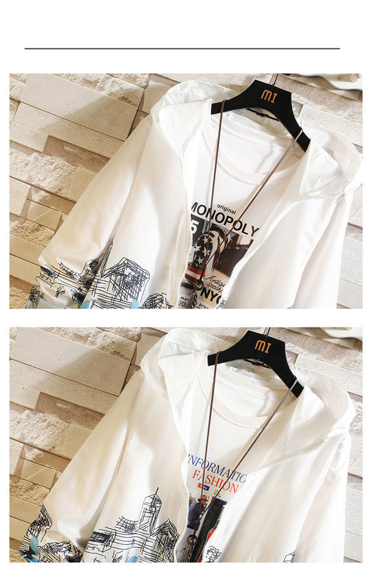 Chaqueta Ligera de Protección Solar para Hombre - Estilo Casual Verano - Image 7