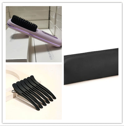 Plancha Alisadora 2 en 1 con Cepillo Alisador Inalámbrico de Calentamiento Rápido USB - Image 18