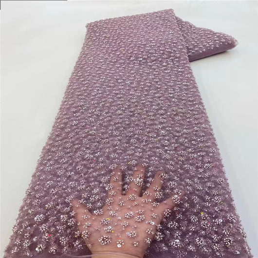 Tela de Lentejuelas con Cuentas de Burbujas para Vestidos de Bordado - Image 6